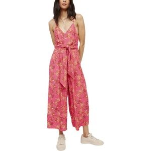 Free People Hot Tropics Printed Jumpsuit